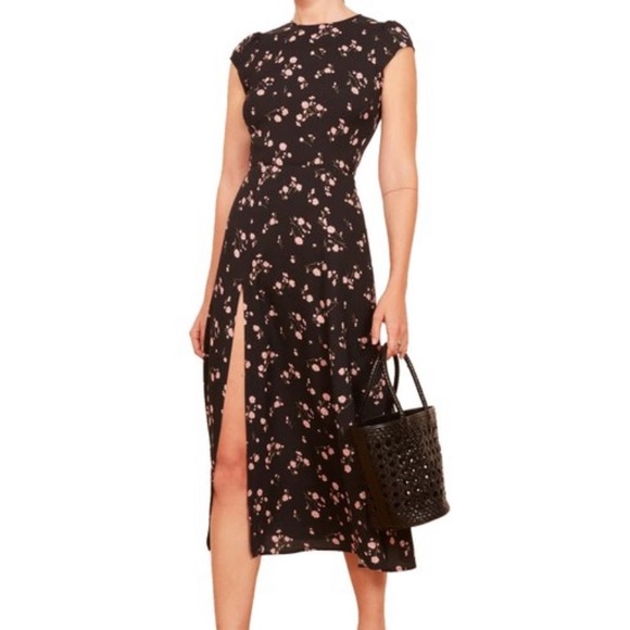 reformation cap sleeve dress
